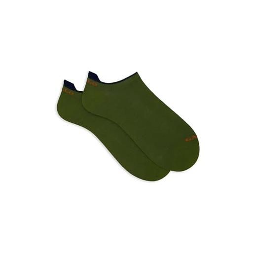 Gallo sneakers uomo verde tinta unita