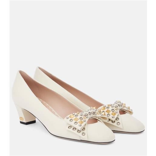 Valentino Garavani pumps bowow 45 in pelle con borchie