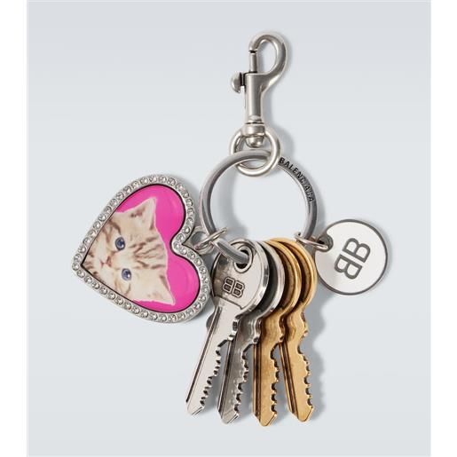 Balenciaga ciondolo da borsa decorato