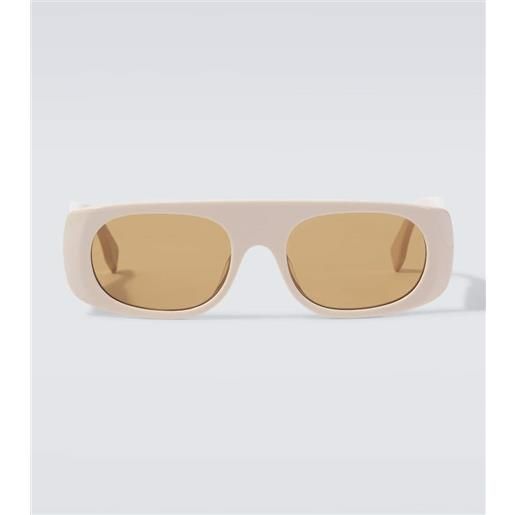 Fendi occhiali da sole ovali firmati