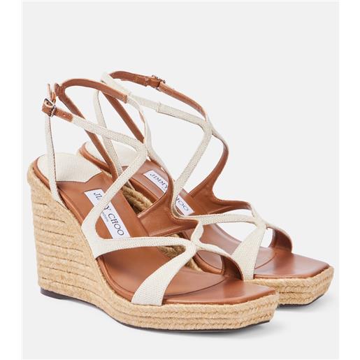 Jimmy Choo espadrillas ayla 110 con zeppa
