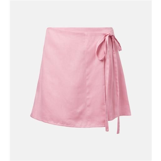 Asceno minigonna positano in lino