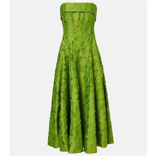 Simkhai abito bustier imogen in jacquard