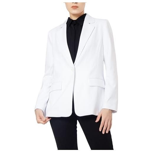Ava Luke blazer donna giacca elegante 46 bianco
