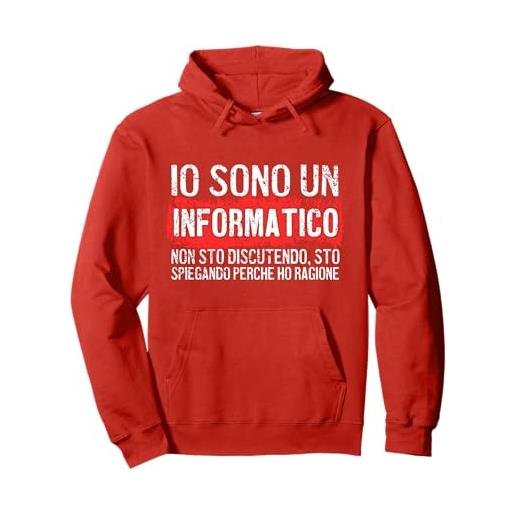 Detti divertenti per gli informatici io sono un informatico detto divertente scienziato felpa con cappuccio
