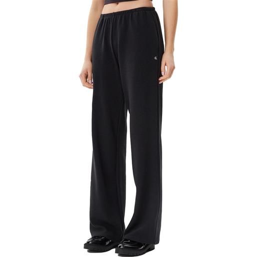 CALVIN KLEIN pantalone soft rib straight donna