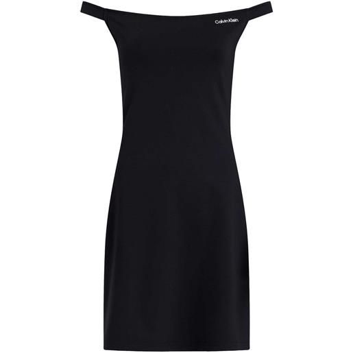 CALVIN KLEIN logo milano bardot abitino