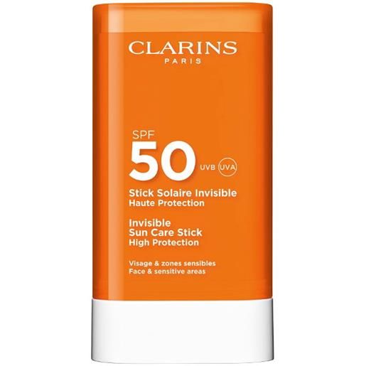 Clarins stick solare invisibile protezione alta spf50 17 g stick solare in formato tascabile