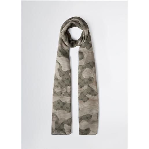 LIU JO foulard uomo dusty olive