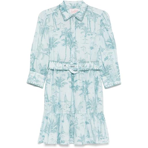 MC2 Saint Barth abito corto in lino - blu