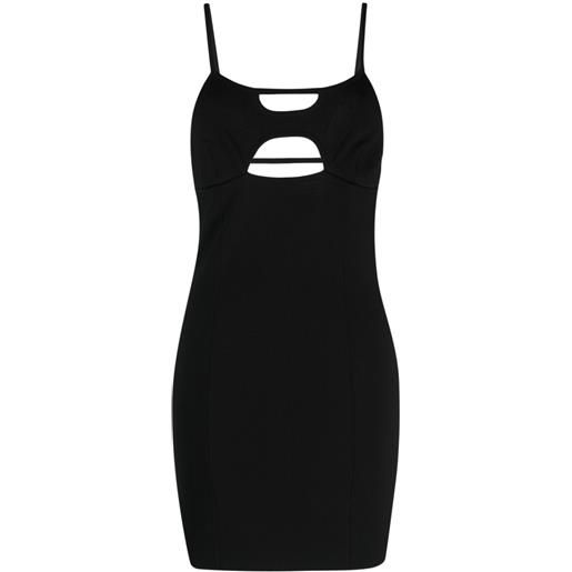 GAUGE81 abito corto seca con dettaglio cut-out - nero