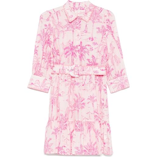 MC2 Saint Barth abito corto in cotone - rosa