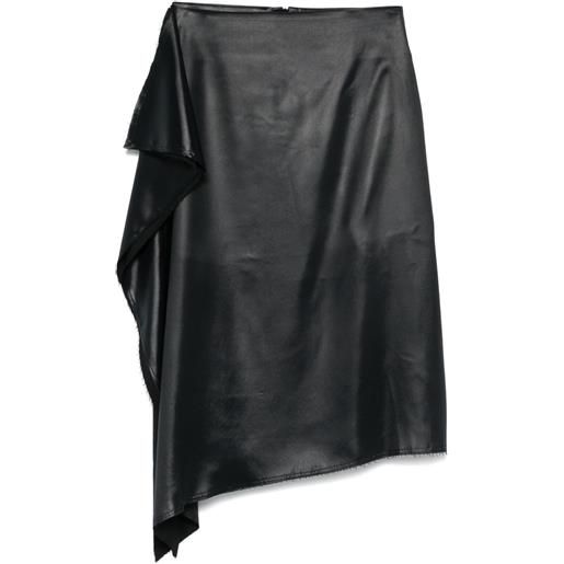 Niccolò Pasqualetti gonna asimmetrica - nero