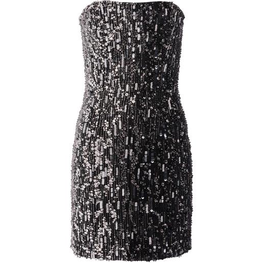 Jenny Packham abito corto minuit - nero