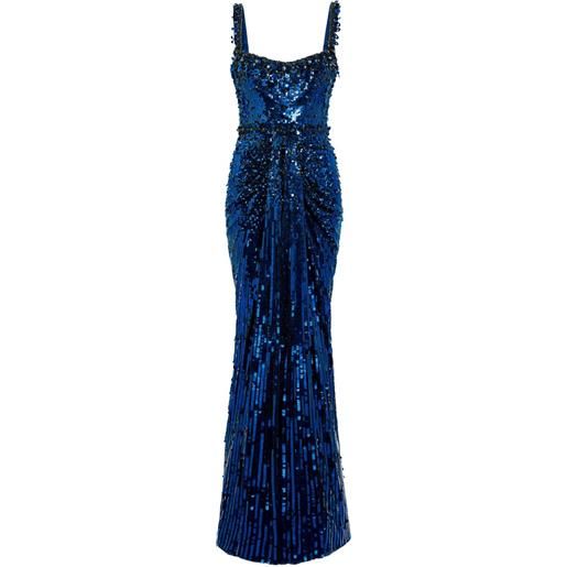 Jenny Packham abito da sera cavalla - blu