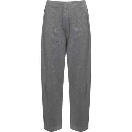 Brunello Cucinelli pantaloni a coste - grigio