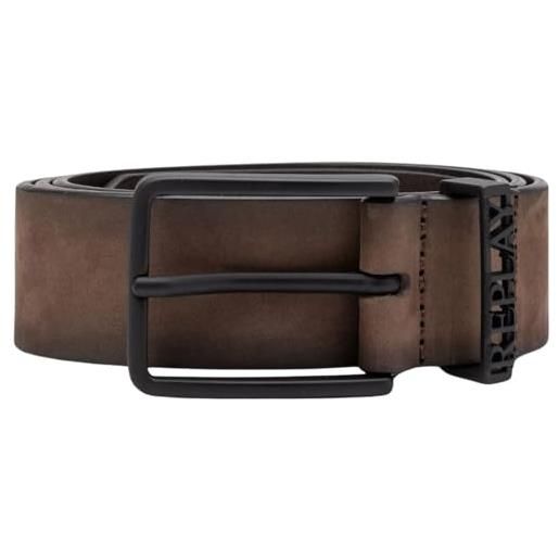 REPLAY cintura Belt W90 DK Brown Wood