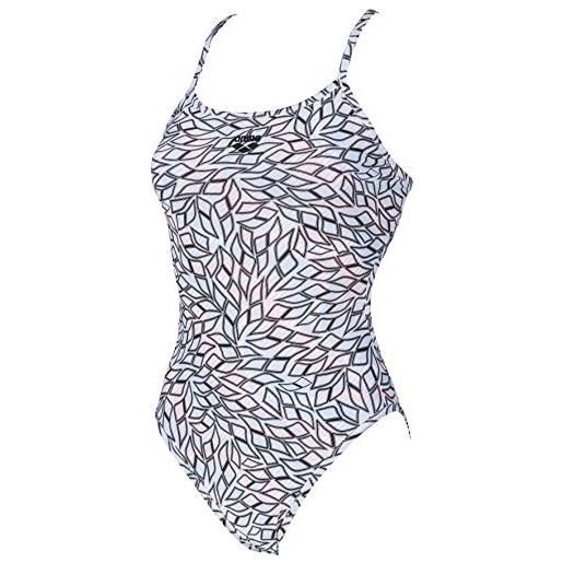 Arena spirograph costume sportivo reversibile, donna, multicolore, 40