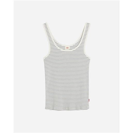 Levis levi's rib stripe w - canotta - donna - blu
