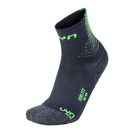 UYN calze run fit, ammortizzanti e traspiranti con tecnologia airfeel e texlyte nano per corsa e allenamenti