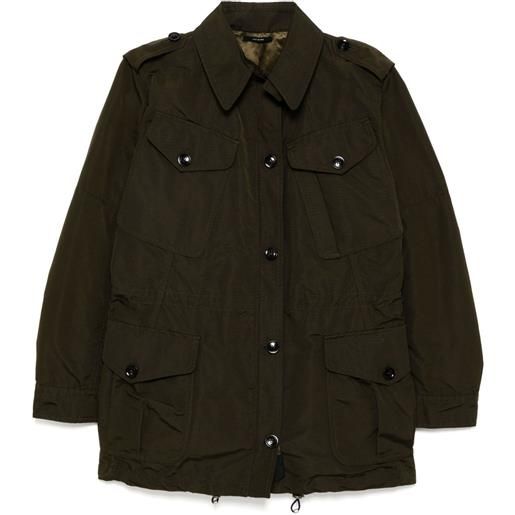 TOM FORD giacca con coulisse - verde