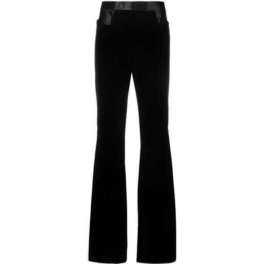 TOM FORD pantaloni svasati a vita alta - nero