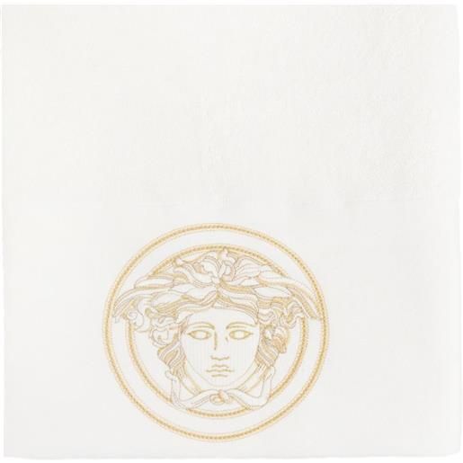 Versace asciugamano medusa - bianco