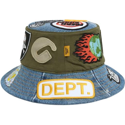 GALLERY DEPT. cappello bucket in cotone - blu