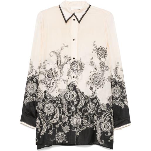 ZIMMERMANN camicia rhiannon - toni neutri