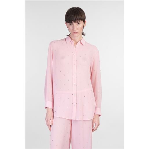 Saint Barth Mc2 camicia brigitte in poliestere rosa