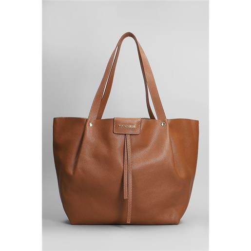 Marc Ellis tote laura do in pelle cuoio naturale