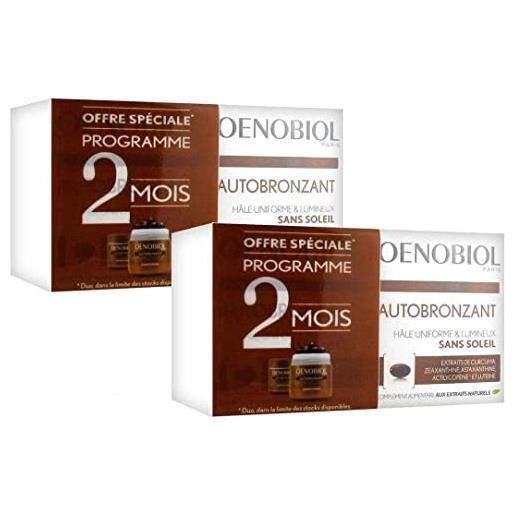 Oenobiol autoabbronzante hale uniforme e luminoso senza sole - set di 4 scatole