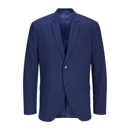 JACK & JONES jprbushwick harry blazer giacca, medieval blue/fit: slim fit, 54 uomo