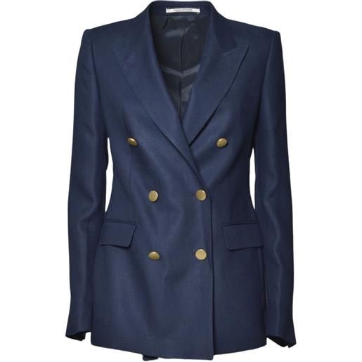 Tagliatore blazer doppiopetto - blu