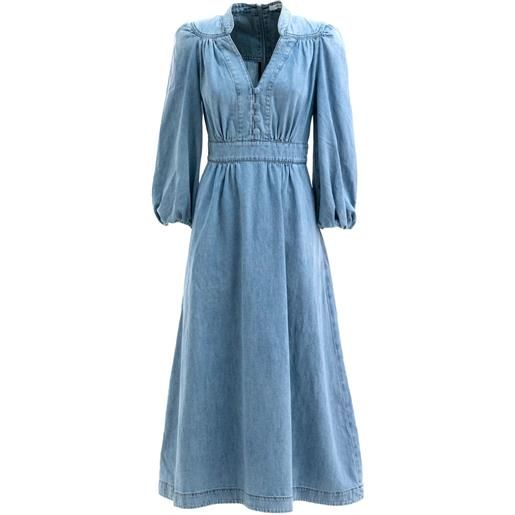 ZIMMERMANN abito denim - blu