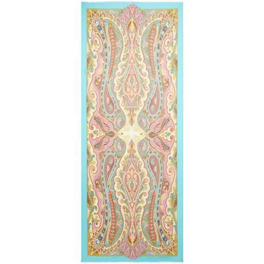 ETRO foulard con stampa paisley - blu