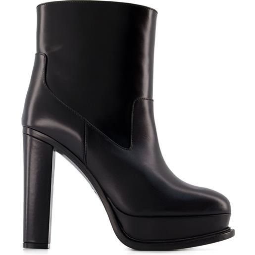 Alexander McQueen stivaletti 120mm - nero