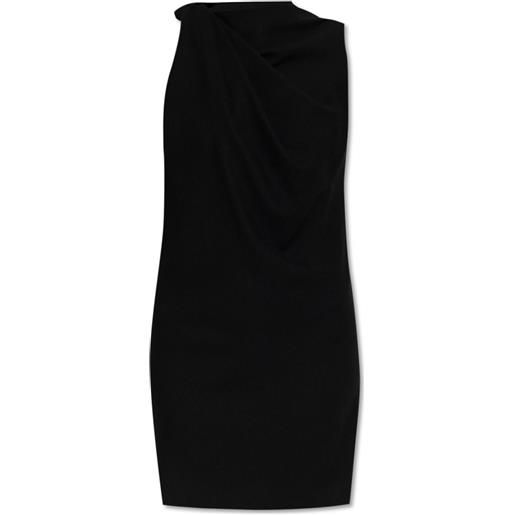 Alexander McQueen abito corto in lana - nero