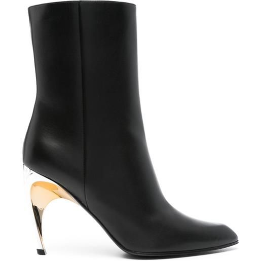 Alexander McQueen stivali armadillo 95mm - nero