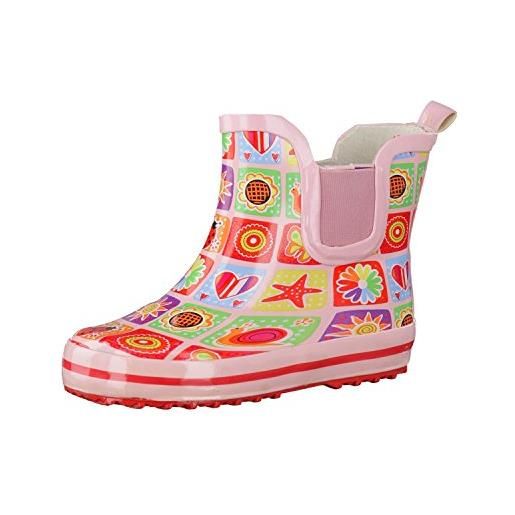 Beck memory, stivali di gomma bambine e ragazze, rosa, 20 eu