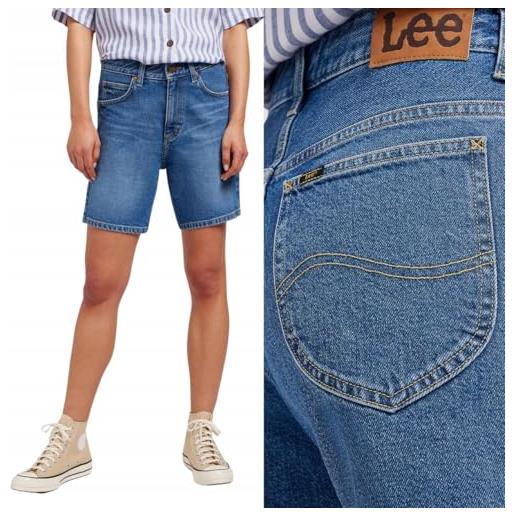 Lee rider bermuda, river deep, 28w da donna