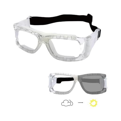 Eaglens.54 montatura fotocromatica e lente basket dribbling occhiali sportivi protettivi occhiali per uomo donna