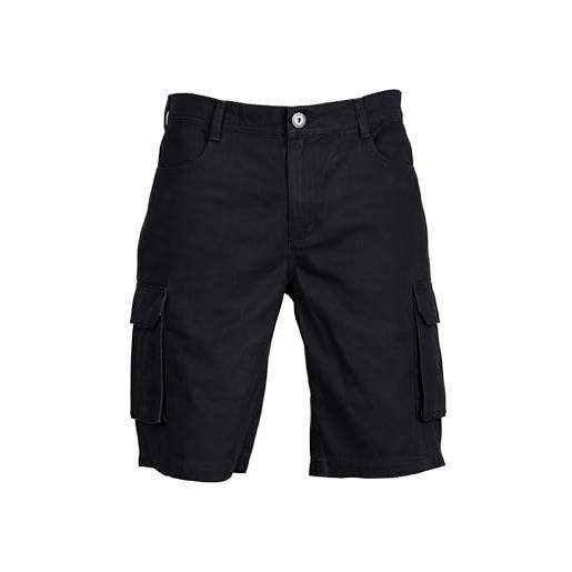 Ergos Workwear jrc nairobi shorts pantalone corto multitasche da uomo tessuto prelavato vestibilità comoda 100% cotone (it, testo, 4xl, regular, regular, standard, blu navy)