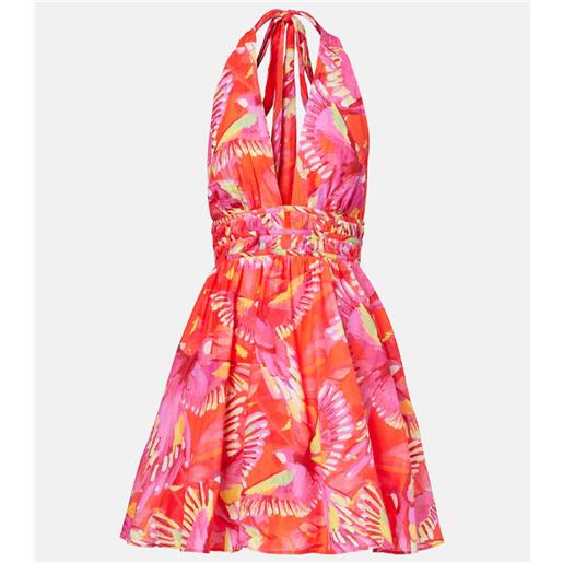 Farm Rio abito corto in cotone con stampa