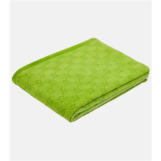 Gucci telo mare in spugna di cotone gg