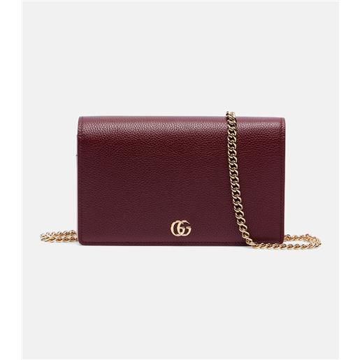 Gucci portafoglio gg marmont con catena