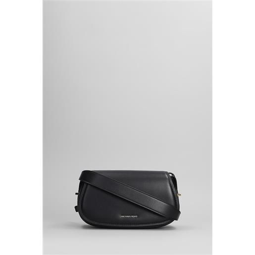 Michael Kors borsa a spalla lydia in pelle nera