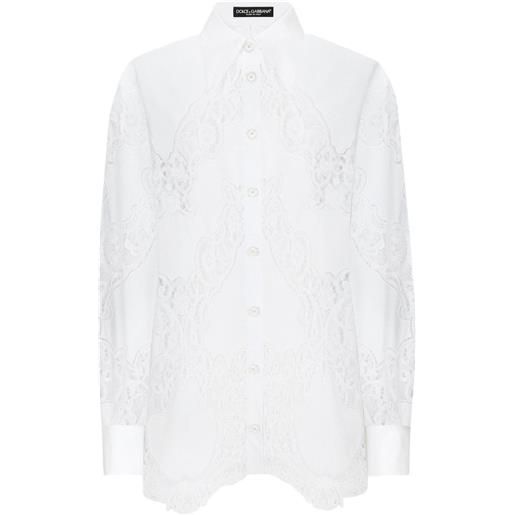 Dolce & Gabbana gonna con ricamo - bianco