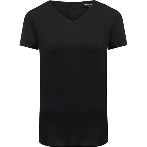 Giorgio Armani t-shirt in cotone - nero
