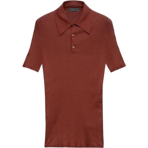 Prada polo a coste - arancione